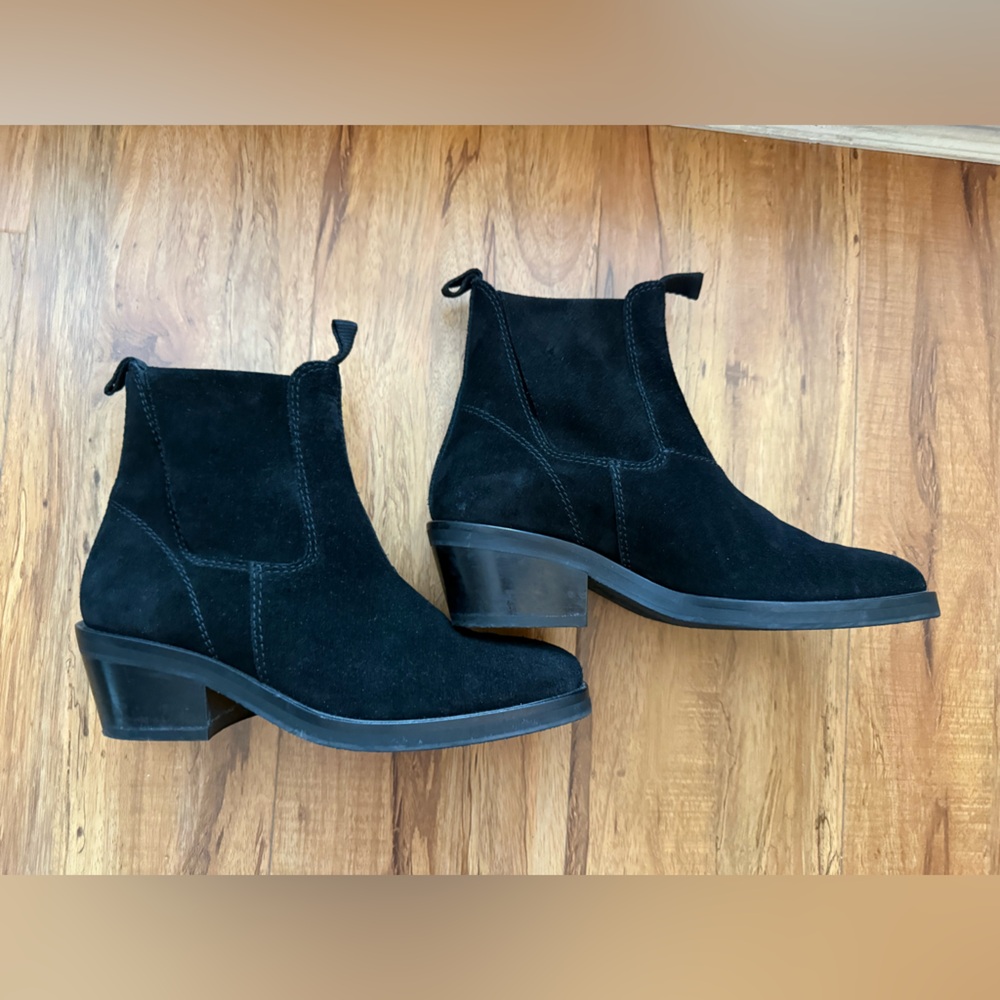 Black Suede Ankle Boots